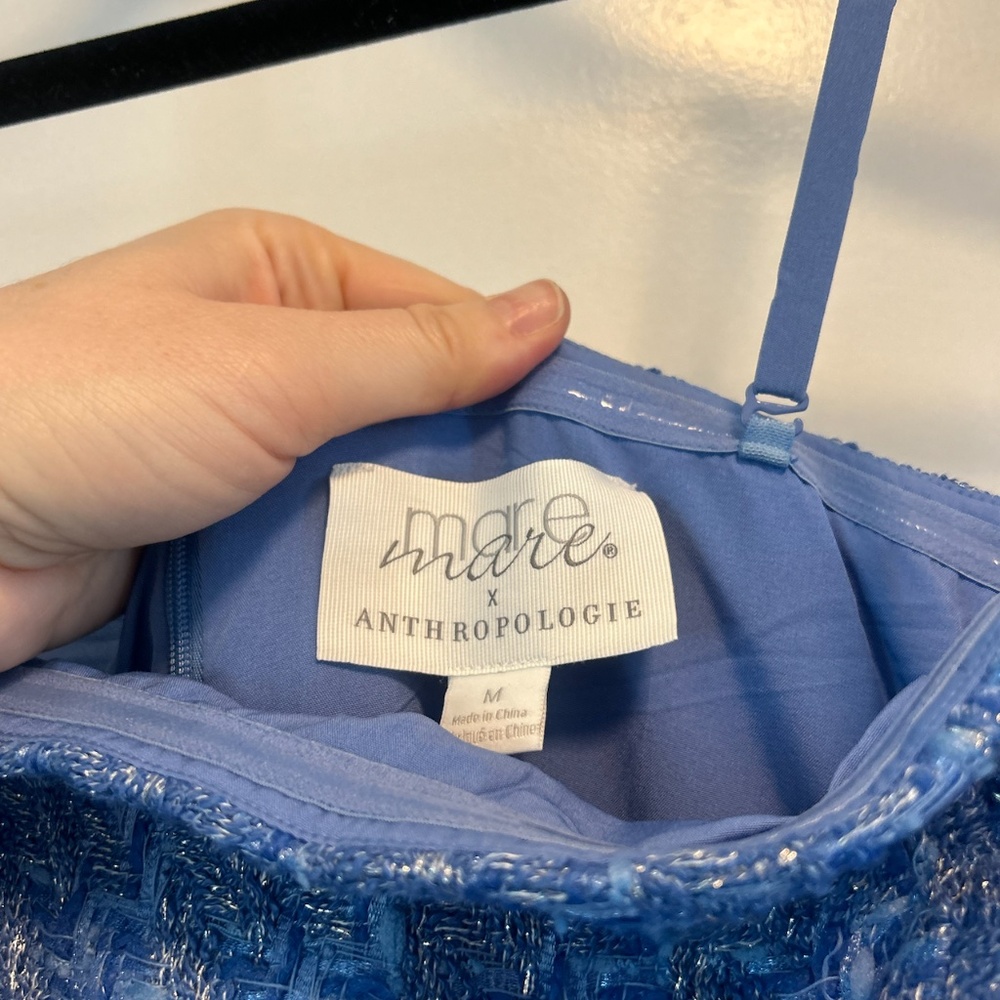 NWT Mare Mare for Anthropologie Tweed Jumpsuit - Picture 3 of 6